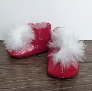 Bitty Baby Santa's Helper Red Christmas Shoes - Holiday 2000 American Girl Dolls